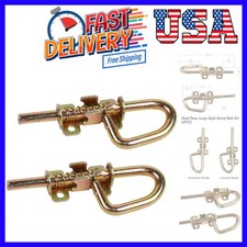 Spring Barrel Bolts - Loop Style Door Latch Hardware Lock Barrel Bolt Gate La...