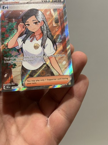 Eri Full Art Trainer 136/131 Prismatic Evolutions Pokémon TCG English - Picture 8 of 10
