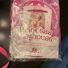 Princess Play Tent by Fox Print with Glow in the Dark Stars - Pink New 