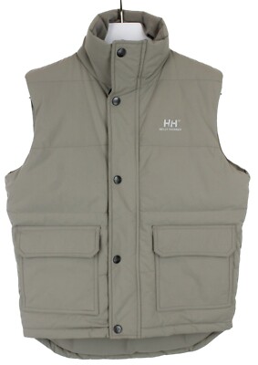 Helly Hansen Weste Herren 2XS Down Gefüllt Reißverschluss Gesteppt Snap Taschen