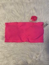 No Boundaries Bra Womens Juniors Size Large Bright Pink Wireless Bandeau NEW