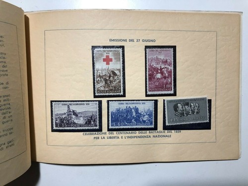 1959 Libro Libretto Folder Francobolli + FDC Giornata Francobollo - Picture 12 of 12