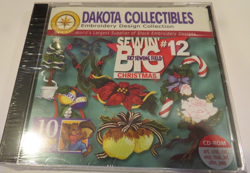 NEW Dakota Collectibles Embroidery Designs Sewin' BIG #12 Christmas CD-ROM - Picture 4 of 4
