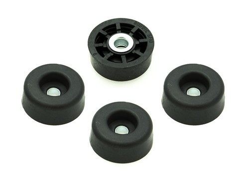 20 ROUND RUBBER FEET BUMPERS w/SCREWS - 1/2 H x 1 W MADE IN USA / FREE S&H - Picture 2 of 2