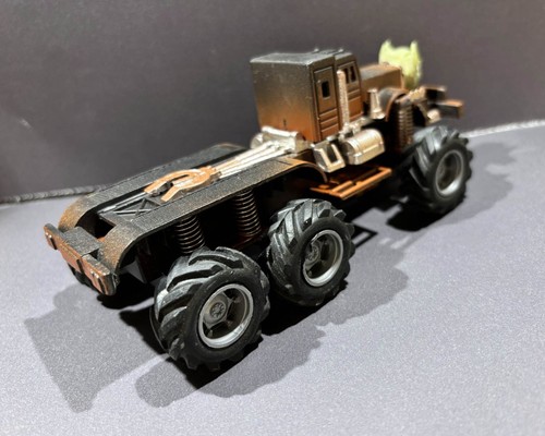 CUSTOM "MAXIMUM OVERDRIVE" MOVIE METAL monster jam horror mash-up with box - Picture 5 of 10