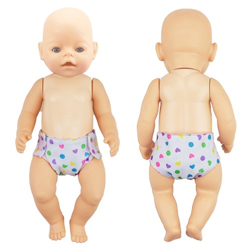 4pcs Baby Doll Nappies Funny Dressing Game Clothes 18 Inch Doll Clothes - Picture 9 of 12