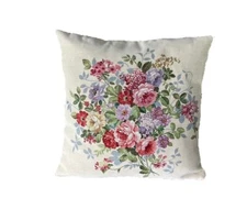 "Bouquet of Flowers" Decorative Chic Throw Pillow with Insert Veralis VLP022