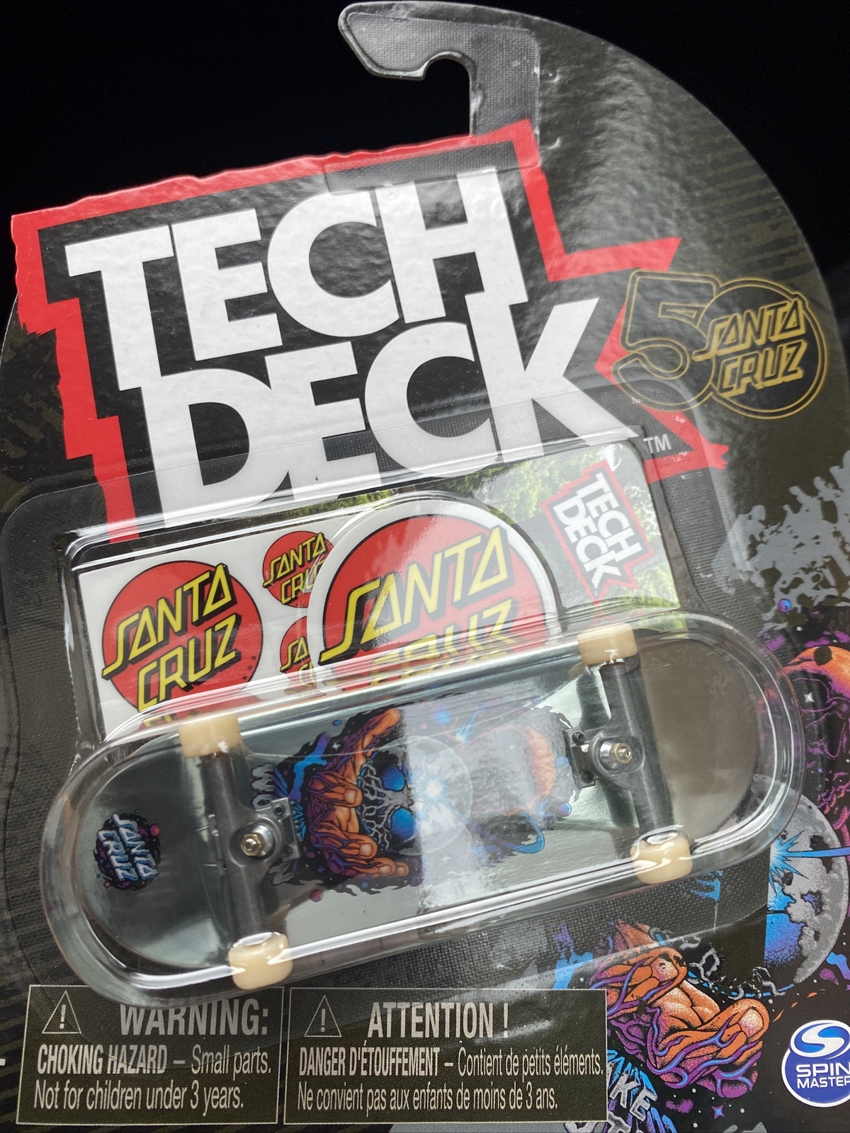 Tech Deck Rarest Design Tech Deck Ultra Rare Santa Cruz 50 Years Jake Wooten | eBay
