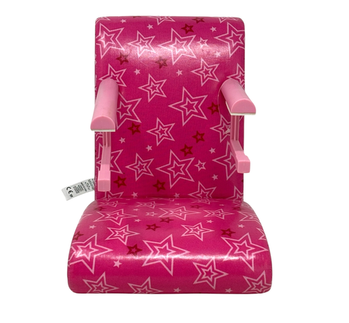 AMERICAN GIRL Doll Pink Bistro Cafe Treat Seat Clip On Table 2015 Stars EUC - Picture 2 of 8