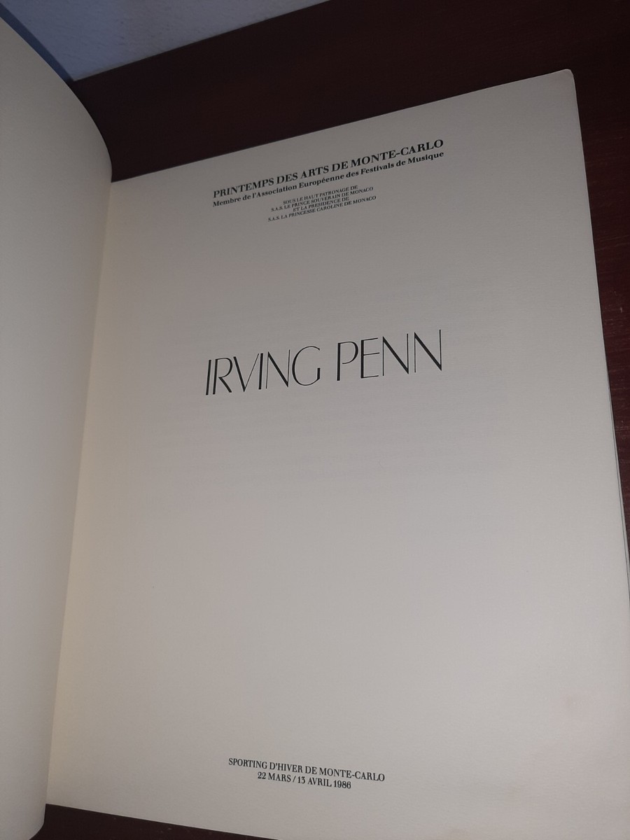 IRVING PENN 写真集 MONTE-CARLO1986 Buy Monte-Carlo 1986 by