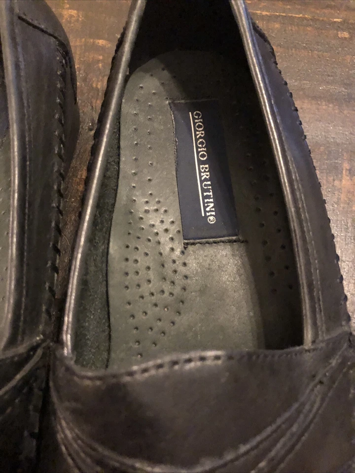 Giorgio Brutini Roadster 8 M Men’s Black Leather Upper Balance Tassel Shoes - Image 2 of 4