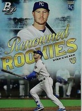 2019 Bowman Platinum Renowned Rookies Ryan O'Hearn RR-12 Baseball DNA Games