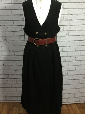 black cord dress