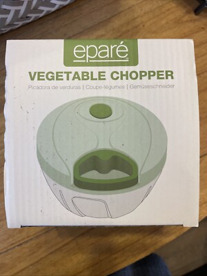 Epare Mini Vegetable Chopper - 3 Chop Size Selection - Manual - New in Box 