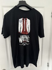 Bruce Prichard Signed Something to Wrestle Pod T-Shirt Brother Love Autograph XL