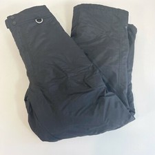Slalom Snowboard Ski Snow Pants Mens S Black Water Resistant Insulated Outdoor