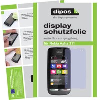 1X Schutzfolie FüR Nokia Asha 311 Matt Display Antireflex Passgenau
