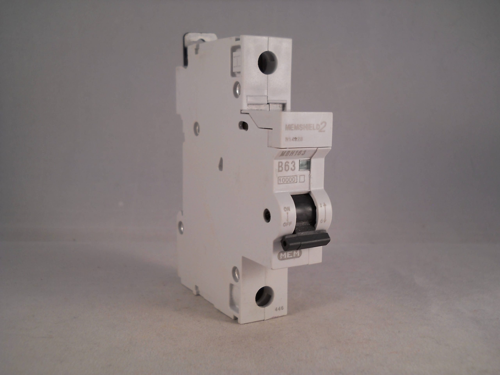 MEM Memshield 2 MCB 63 Amp Type B 63A Single Pole Circuit Breaker MBH163