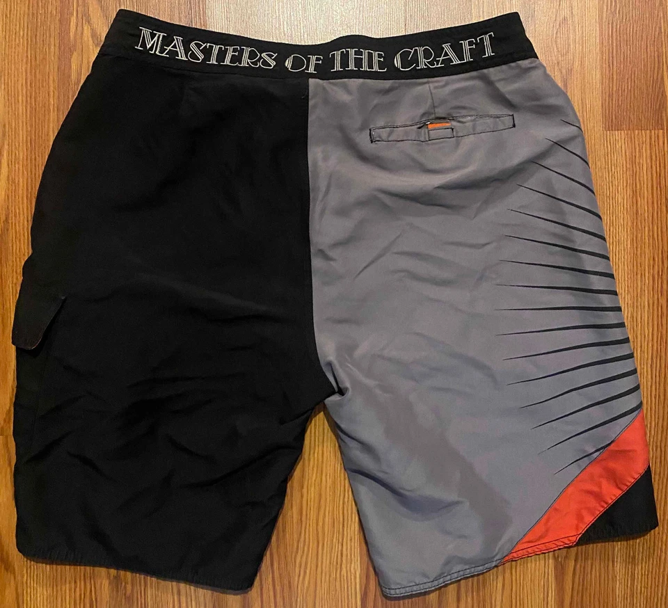 Bañador de playa Rocawear Board Shorts para hombre 38 9" bloques de colores Foto 2 de 4