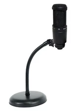 Audio Technica AT2020 Studio Recording Microphone-Cardioid Condenser+Mic Stand