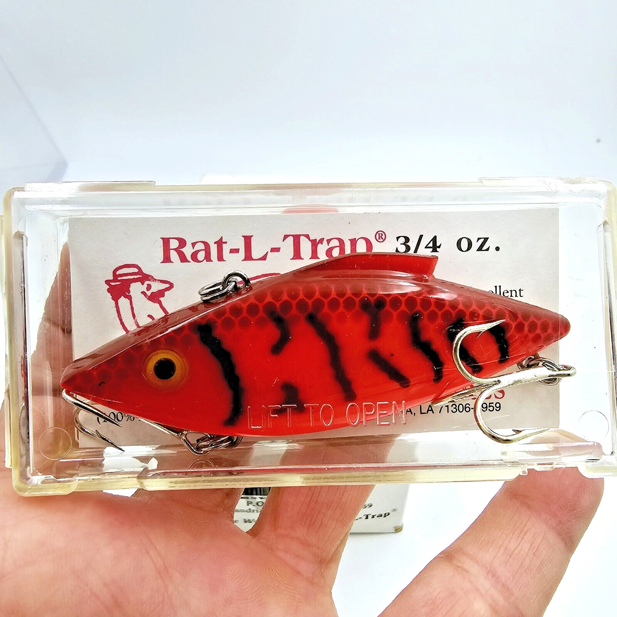 Bill Lewis Lures 3/4 Oz Rat-L-Trap Lipless Crankbait MG-27 Orange