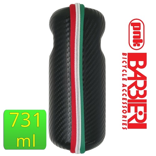 Borraccia porta oggetti rigida 731ml Carbon-Look BARBIERI bici bicicletta  ITALIA | eBay