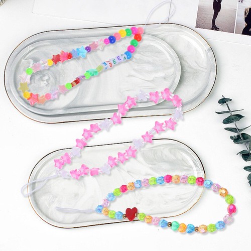 3Pcs Telefon Perle Lanyard Phone Strap Telefon Handgelenk Gurt Anti Armband - 第 7/12 張圖片
