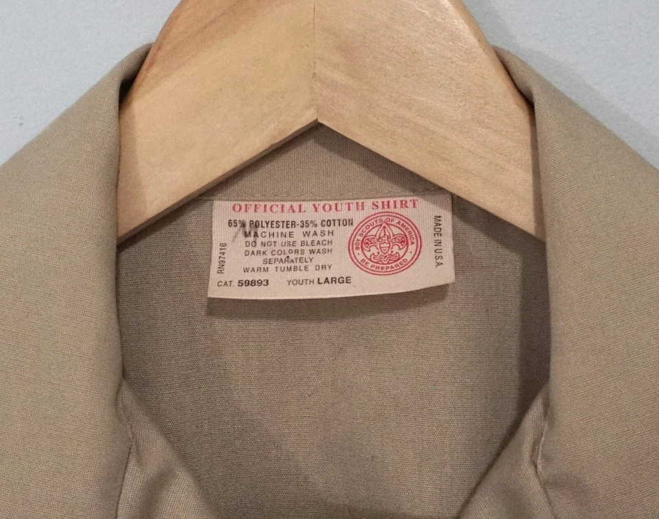 Boy Scouts Official Stonewall Jacket West Virginia VA Youth Shirt Size Large - Image 3 of 4