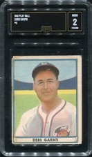 1941 Play Ball #11 Debs Garms Pittsburgh Pirates - GMA 2 Good