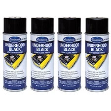 Eastwood Underhood Acrylic Black Semi Gloss Spray Paint 11oz 4 Pack
