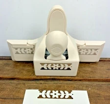 Martha Stewart Paper Press Punch Retired - Border Continuous Flower Chain