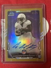 2015 Bowman Chrome RC Auto Refractors Gold #RCRACA C.Artis-Payne #41/75