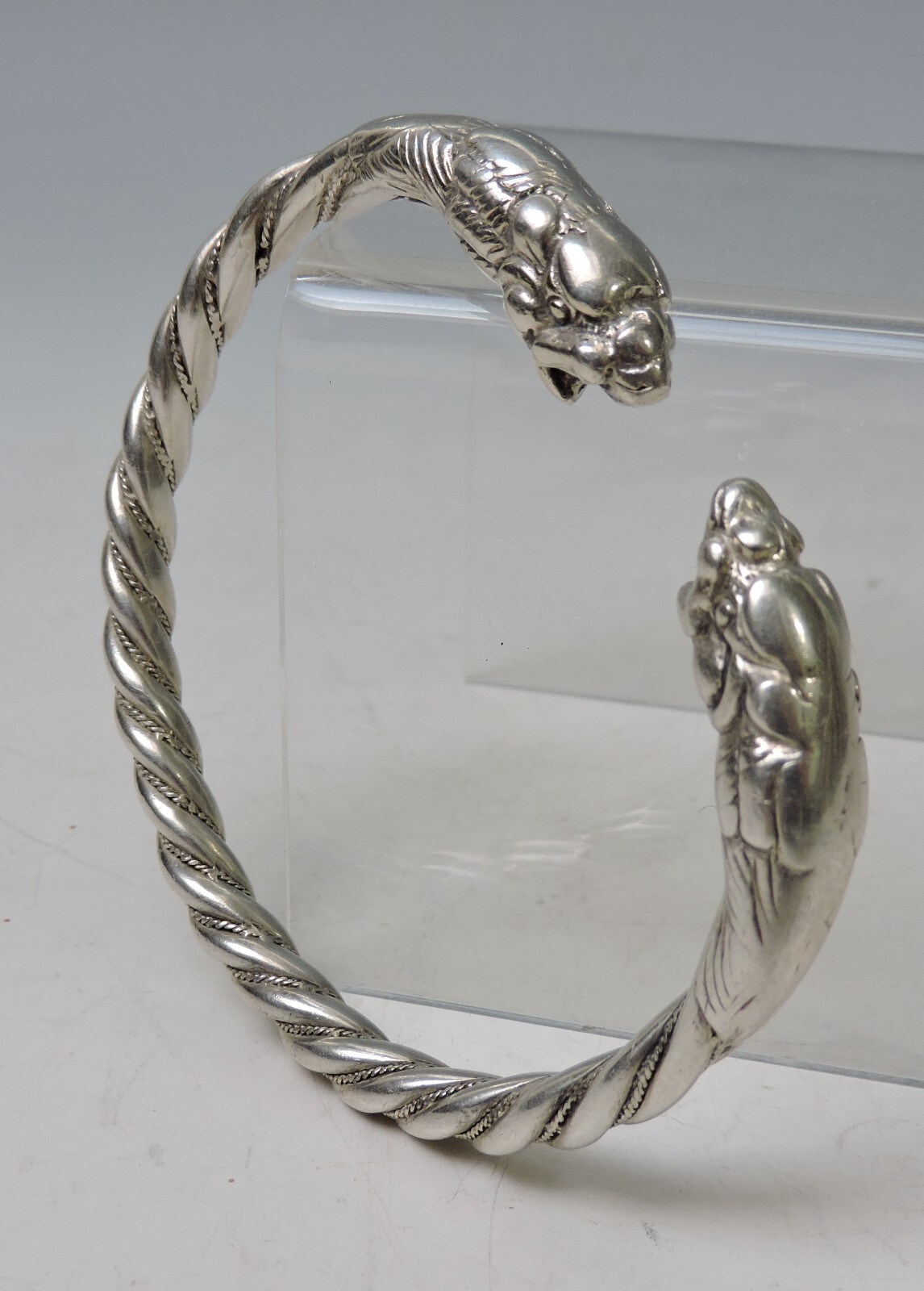 Solid Extravagant 835 Silver Bangle / Bangle With… - image 5