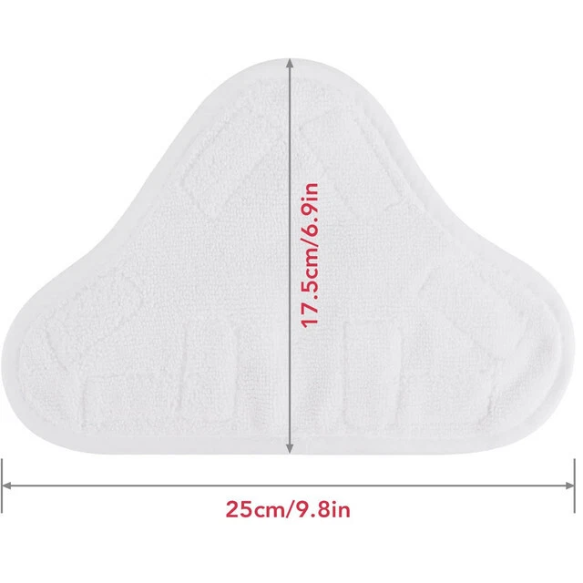 8X Steam Mop Pads for H2O H20 X5 Floor Cleaners Replacement Microfibre Head Pads - image 2 of 4