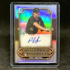 PAUL SKENES 2023 Bowman Chrome Refractor Auto /99 Draft Picks &Prospects DPPA-PS