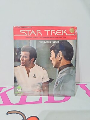 RARE VINTAGE STAR TREK 7'' 45 RPM RECORD THE HUMAN FACTOR KIRK SPOCK NEW SEALED