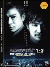 CHINESE DVD INFERNAL AFFAIRS LIVE ACTION THE MOVIE 1-3 ENGLISH SUBTITLE