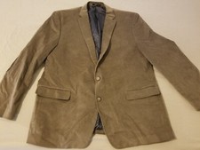 Mens Polo Ralph Lauren Corduroy Jacket Blazer 48L Long Khaki Cotton