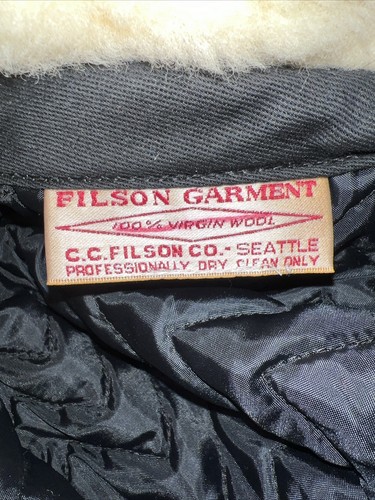 Filson Double Mackinaw Shearling Wool Cap USA Made Size S Acorn Hat Forest Green - Picture 11 of 11
