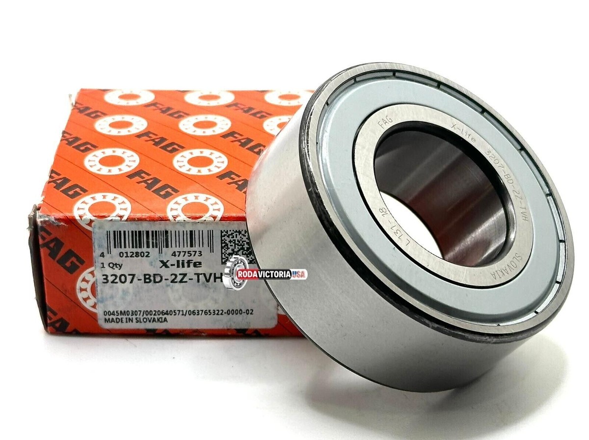 FAG 3207 BD ZZ TVH ANGULAR CONTACT BALL BEARING METAL SHIELDED