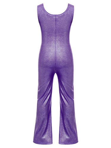 Kids Girl's Leotard Dance Bodysuit Competition Rompers Lyrical Jumpsuit Shiny - Picture 79 of 92