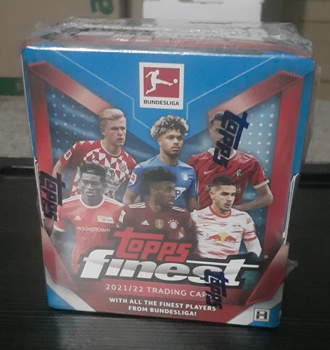 2021-22 TOPPS FINEST BUNDESLIGA - Sealed FACTORY HOBBY  MASTER  BOX  *2 AUTOS