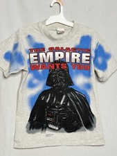 Vintage 1996 Star Wars Shirt Darth Vader The Galactic Empire Wants You Lucasfilm