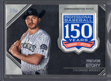 2019 Topps Update 150th Anniversary Manufactured Patches #AMPTS Trevor Story
