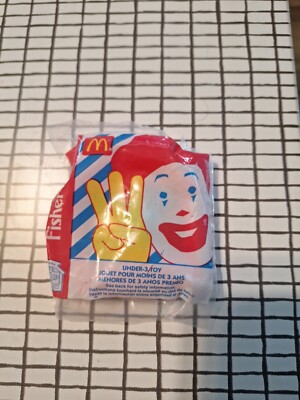 Vintage 1996 McDonald's Happy Meal UNDER 3 Fisher Price Toddler Abacus RARE