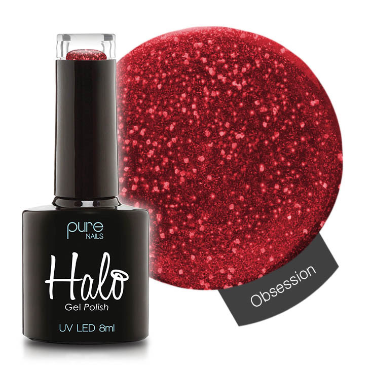 Pure Nails Halo UV LED Gel Polish (Obsession) 8ml - FAST DISPATCH & DELIVERY