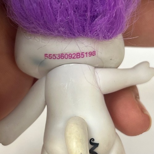 The Zelfs 3" Troll Zebbie Zedbra Zelf Viola Bianco - Foto 8 di 11