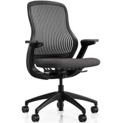 STEELCASE Knoll Re-Generation Ergonomic Office Chair all black