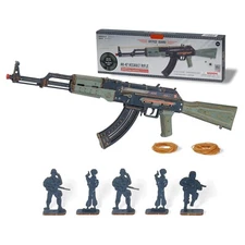 ROKR Building Blocks Submachine Band Gun Machine Gun Wooden 3D Puzzle Boys Toys