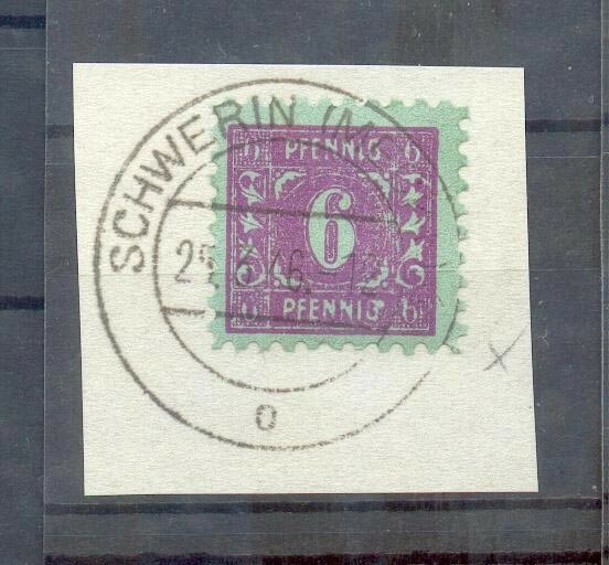 Sbz Meckpom 10x Xiii Abart Gest. Bpp 90eur (X0275